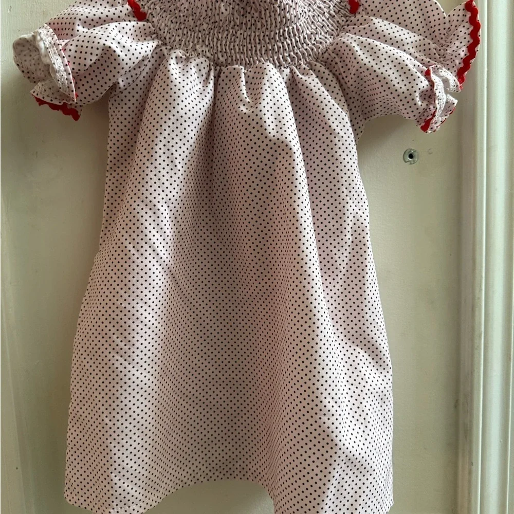 Smocked Santa Dress